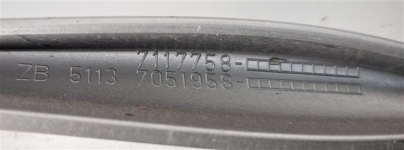 Thumbnail 9: 2003-2008 BMW Z4 (E85) RIGHT FRONT PASSENGER SIDE BUMPER GRILLE (BLACK / CHROME)