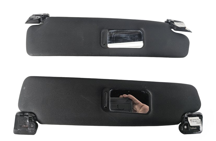 Thumbnail 2: 2003-2008 BMW Z4 (E85) FRONT LEFT & RIGHT SUN VISOR SUNVISOR SET (Black)