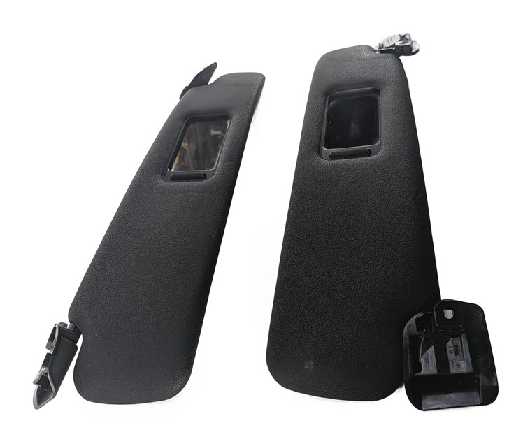 Thumbnail 5: 2003-2008 BMW Z4 (E85) FRONT LEFT & RIGHT SUN VISOR SUNVISOR SET (Black)