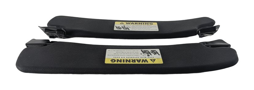Thumbnail 7: 2003-2008 BMW Z4 (E85) FRONT LEFT & RIGHT SUN VISOR SUNVISOR SET (Black)