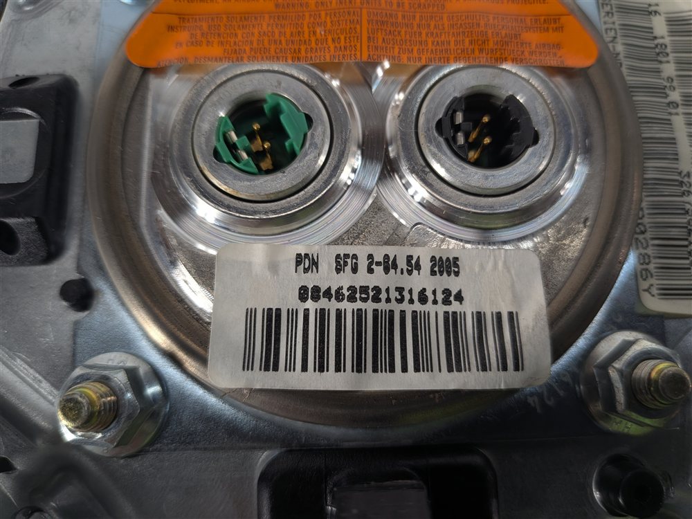 Thumbnail 9: 2003-2008 BMW Z4 (E85) LEFT FRONT DRIVER 3-SPOKE STEERING WHEEL AIRBAG AIR BAG