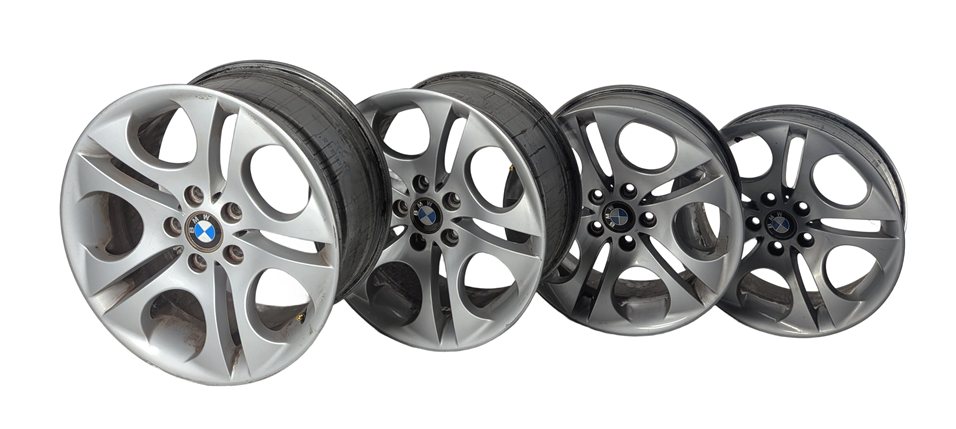 03-08 BMW Z4 E85 18X8 ET47 18X8.5 ET50 STAGGERED 5-SPOKE ALLOY WHEEL RIM SET/4