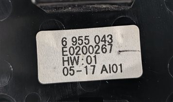 Thumbnail 8: 2005-2008 BMW Z4 (E85) LEFT DRIVER DOOR MASTER POWER WINDOW SWITCH (BLACK)