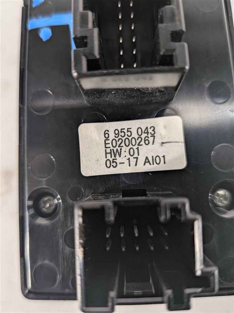 Thumbnail 9: 2005-2008 BMW Z4 (E85) LEFT DRIVER DOOR MASTER POWER WINDOW SWITCH (BLACK)