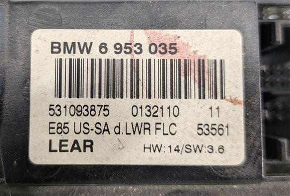 Thumbnail 9: 2003-2008 BMW Z4 (E85) FRONT LEFT HEADLIGHT FOG LIGHT DIMMER SWITCH PANEL