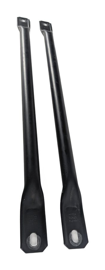 Thumbnail 4: 2005 BMW Z4 (E85) FRONT LEFT/RIGHT STRUT SHOCK TOWER BRACE SUPPORT BAR SET/2
