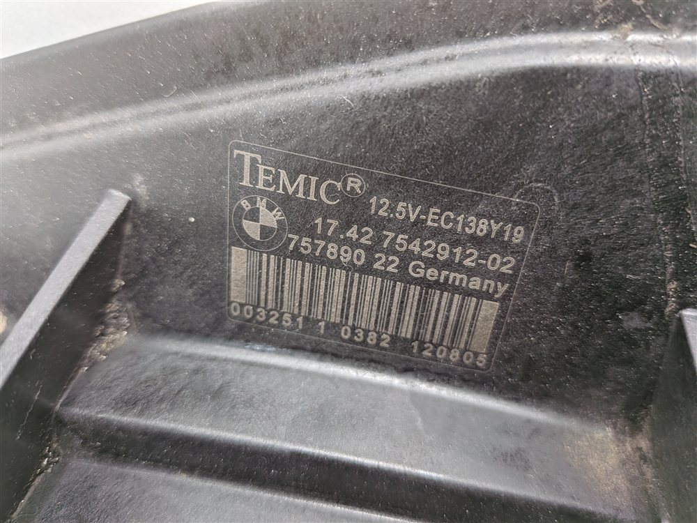 Thumbnail 10: 2003-2008 BMW Z4 (E85) RADIATOR ELECTRIC COOLING FAN MOTOR w/ SHROUD (600 WATT)