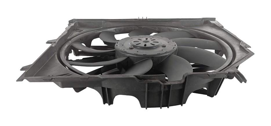 Thumbnail 2: 2003-2008 BMW Z4 (E85) RADIATOR ELECTRIC COOLING FAN MOTOR w/ SHROUD (600 WATT)