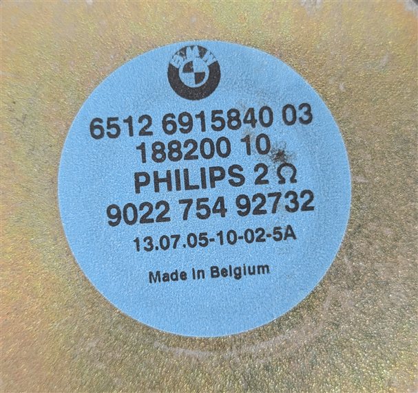 Thumbnail 16: 2005 BMW Z4 (E85) HIFI PROFESSIONAL DSP PREMIUM AUDIO SOUND SYSTEM SPEAKER SET/8