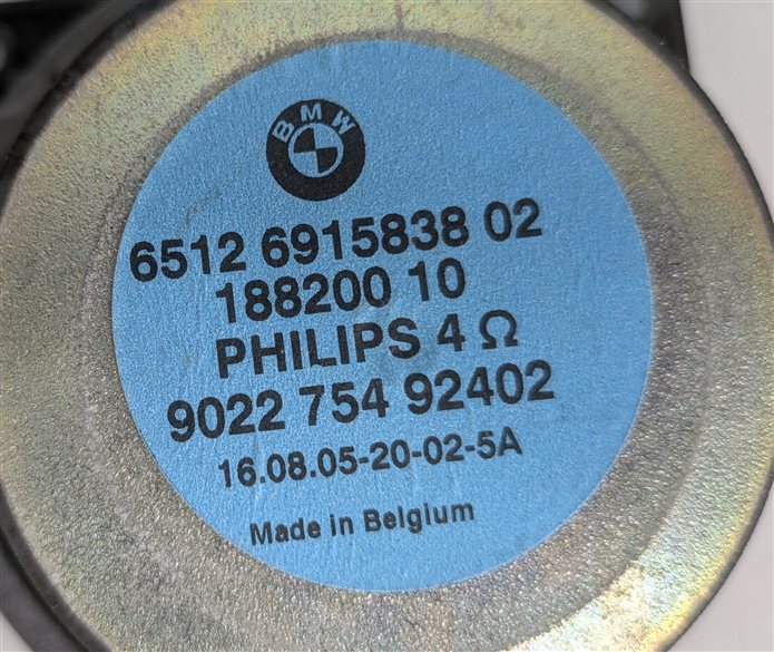 Thumbnail 20: 2005 BMW Z4 (E85) HIFI PROFESSIONAL DSP PREMIUM AUDIO SOUND SYSTEM SPEAKER SET/8