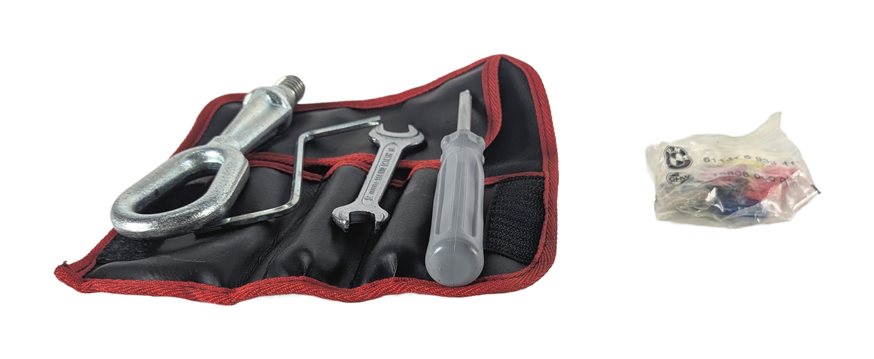 Thumbnail 2: 2005 BMW Z4 (E85) ONBOARD TRUNK TOOL KIT w/TOWING TOW EYE HOOK