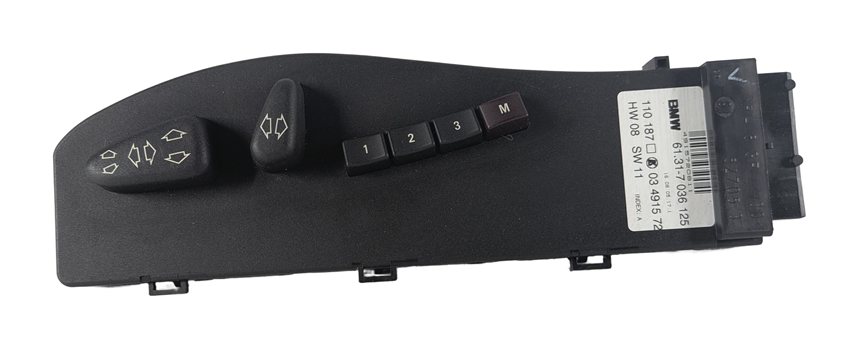Thumbnail 3: 2005 BMW Z4 (E85) FRONT LEFT DRIVER POWER SEAT ADJUSTMENT MEMORY CONTROL SWITCH