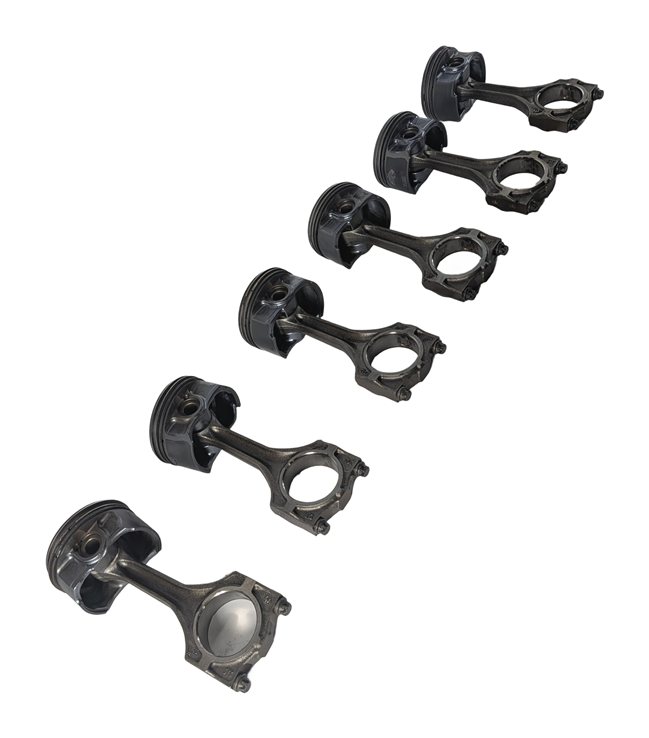 01-06 BMW 325i 525i X3 Z4 E46 E60 E83 E85 2.5L M54 PISTON & CONNECTING ROD SET/6