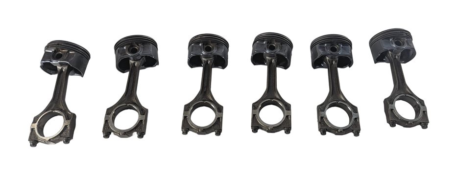 Thumbnail 2: 01-06 BMW 325i 525i X3 Z4 E46 E60 E83 E85 2.5L M54 PISTON & CONNECTING ROD SET/6