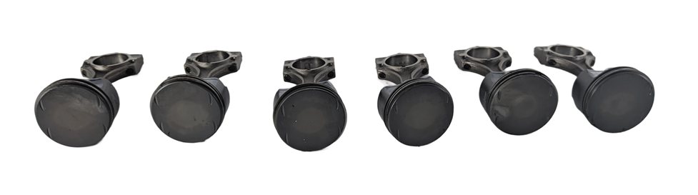 Thumbnail 6: 01-06 BMW 325i 525i X3 Z4 E46 E60 E83 E85 2.5L M54 PISTON & CONNECTING ROD SET/6