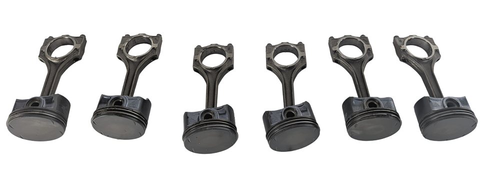 Thumbnail 7: 01-06 BMW 325i 525i X3 Z4 E46 E60 E83 E85 2.5L M54 PISTON & CONNECTING ROD SET/6