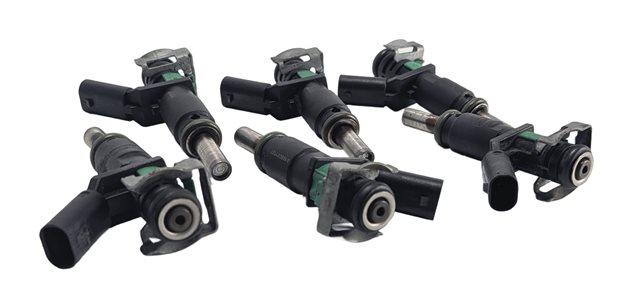 10-13 MERCEDES C300 C350 E350 GLK S400 (W204 W211 W221 X204) FUEL INJECTOR SET 6
