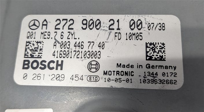 Thumbnail 8: 2009-2012 MERCEDES C300 E350 GLK350 (X204 W204 W212) ENGINE CONTROL MODULE ECM