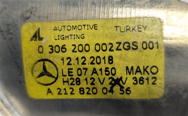 Thumbnail 11: 10-12 MERCEDES E-CLASS A207 C207 W207 W212 FRONT RIGHT PASSENGER FOGLIGHT SET/2
