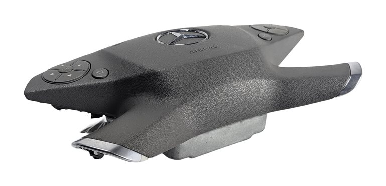 10-11 MERCEDES E-CLASS (W212) FRONT LEFT DRIVER STEERING WHEEL SRS AIRBAG (Gray)