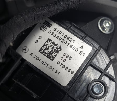 Thumbnail 13: 10-11 MERCEDES E-CLASS (W212) FRONT LEFT DRIVER STEERING WHEEL SRS AIRBAG (Gray)