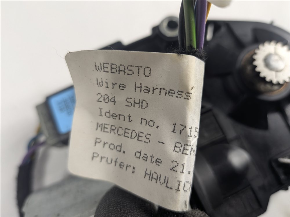 Thumbnail 8: 2008-2016 MERCEDES C250 C300 C350 E250 E350 E550 E63 (W204 W212) SUNROOF MOTOR