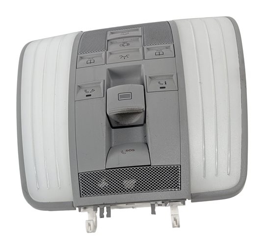 Thumbnail 4: 2010-2013 MERCEDES E350 E550 (W212) OVERHEAD CONSOLE DOME LIGHT SUNROOF (Gray)