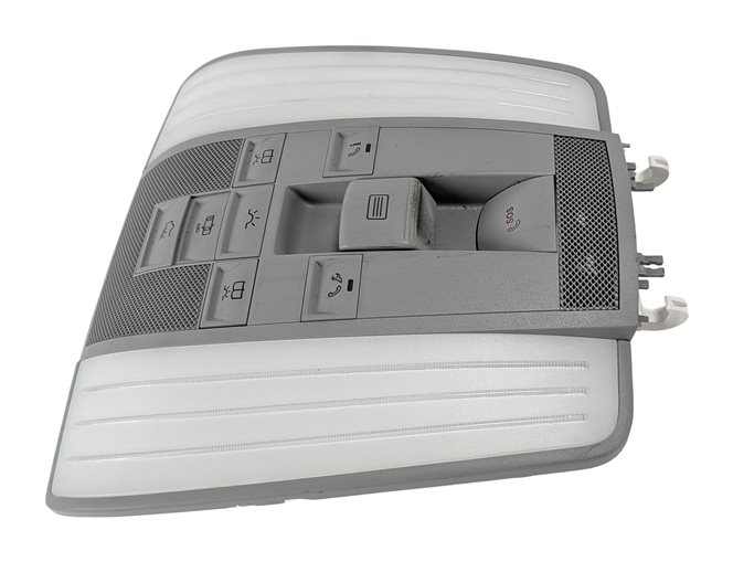 Thumbnail 5: 2010-2013 MERCEDES E350 E550 (W212) OVERHEAD CONSOLE DOME LIGHT SUNROOF (Gray)