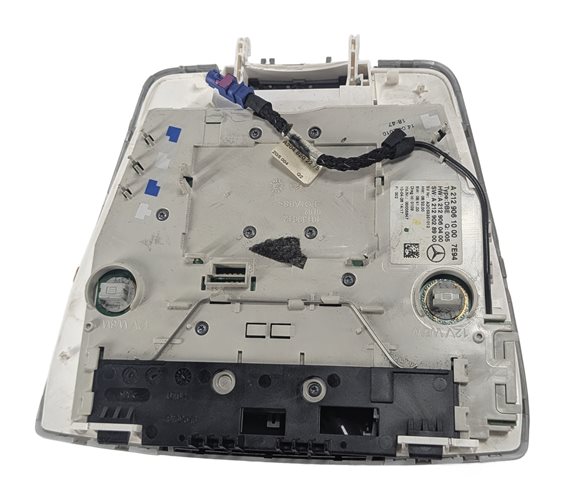 Thumbnail 6: 2010-2013 MERCEDES E350 E550 (W212) OVERHEAD CONSOLE DOME LIGHT SUNROOF (Gray)