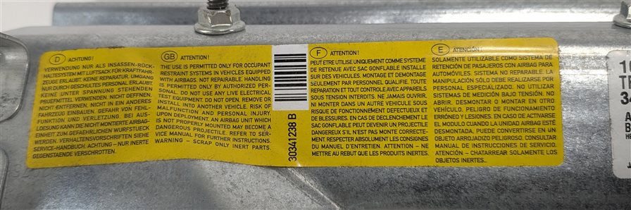 Thumbnail 9: 2010-2016 MERCEDES E250 E300 E350 E400 E550 (W212) LEFT FRONT DRIVER KNEE AIRBAG