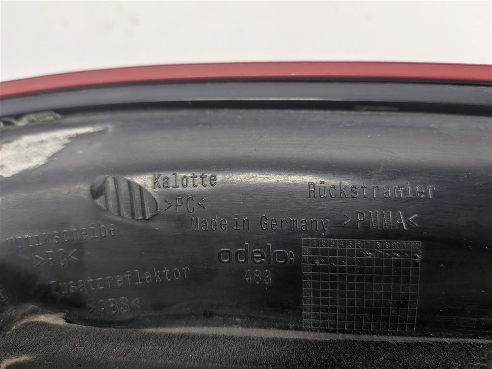 Thumbnail 9: 10-13 MERCEDES E-CLASS (W212) SEDAN LEFT DRIVER REAR TAILLIGHT BRAKE LIGHT LAMP