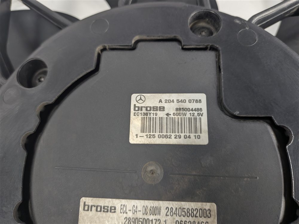 Thumbnail 9: 08-17 MERCEDES B C E CLA CLS GLK SLK (W207 W204 X204 W212) RADIATOR COOLING FAN