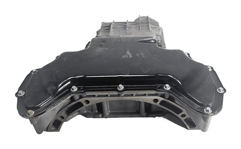 06-11 MERCEDES C300 C350 E350 CLK350 M272 3.0L 3.5L UPPER LOWER OIL PAN SET/2