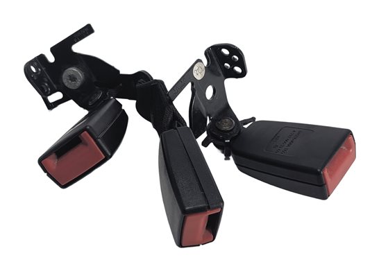 2010 MERCEDES E350 (W212) REAR SEAT SEATBELT BUCKLE RECEIVER SET/3 (Black)