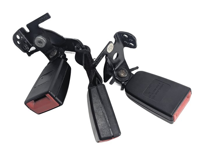 Thumbnail 2: 2010 MERCEDES E350 (W212) REAR SEAT SEATBELT BUCKLE RECEIVER SET/3 (Black)