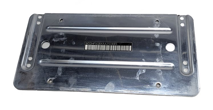 Thumbnail 2: 2010 MERCEDES E350 (W212) REAR TRUNK LICENSE PLATE TAG MOUNT HOLDER BRACKET