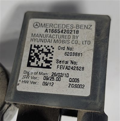 Thumbnail 11: 2010 MERCEDES E350 (W212) 3.5L NEGATIVE GROUND BATTERY CABLE w/ IBS SENSOR