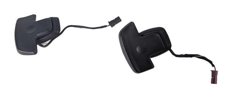 Thumbnail 2: 2010 MERCEDES E350 W212 LEFT/RIGHT STEERING WHEEL PADDLE SHIFTER SWITCH SET/2