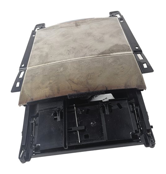 Thumbnail 4: 2010 MERCEDES E350 W212 CENTER CONSOLE CUP HOLDER ASHTRAY STORAGE TRIM (Walnut)