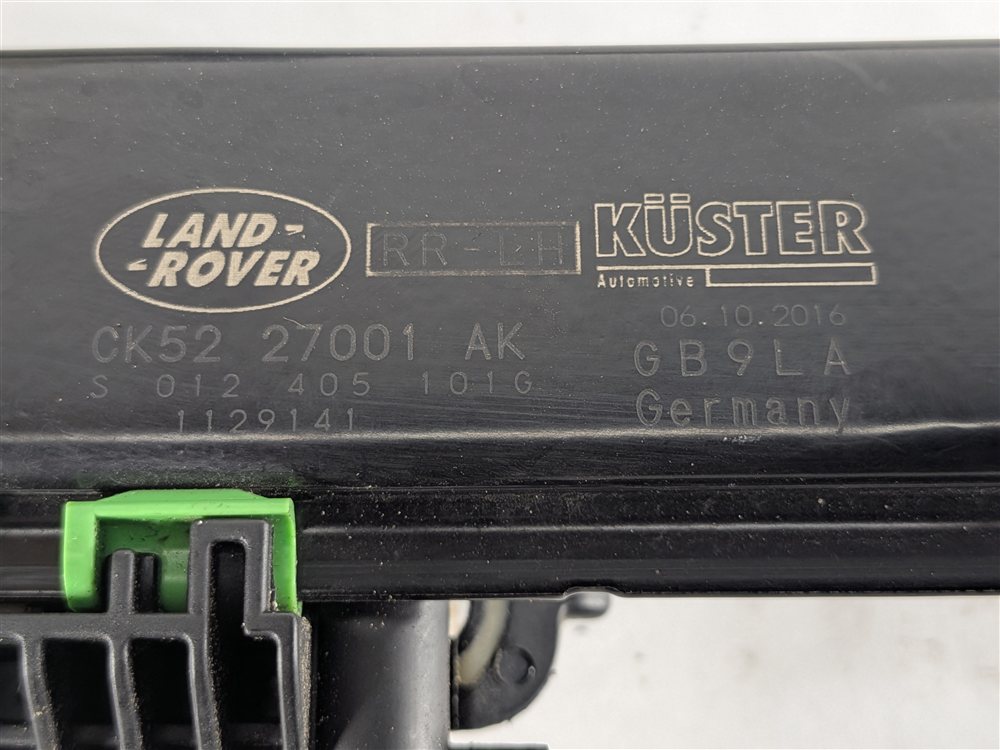 Thumbnail 9: 2013-2017 RANGE ROVER (L405) REAR LEFT DOOR WINDOW REGULATOR w/MOTOR