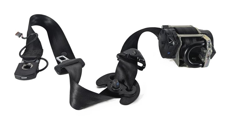 Thumbnail 5: 2013-2019 RANGE ROVER (L405) FRONT RIGHT PASSENGER SEATBELT RETRACTOR (Black)