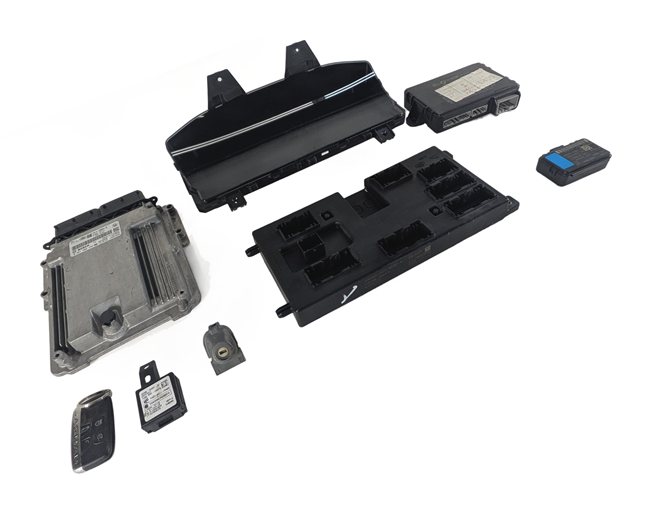 2016 RANGE ROVER L405 5.0L SUPER (AJ133S) ECM BCM CLUSTER KEY IMMOBILIZER SET/8