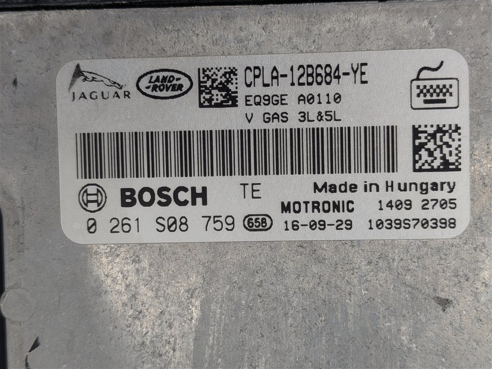 Thumbnail 21: 2016 RANGE ROVER L405 5.0L SUPER (AJ133S) ECM BCM CLUSTER KEY IMMOBILIZER SET/8