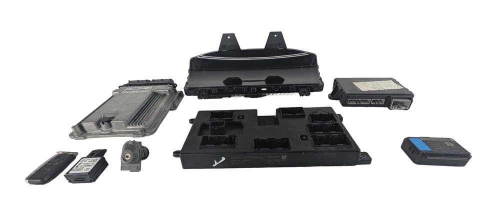 Thumbnail 3: 2016 RANGE ROVER L405 5.0L SUPER (AJ133S) ECM BCM CLUSTER KEY IMMOBILIZER SET/8