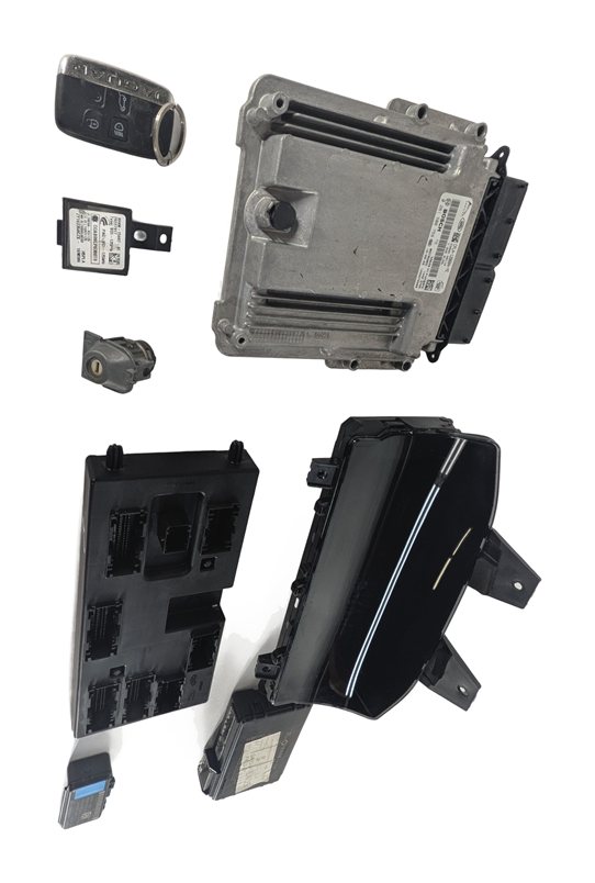 Thumbnail 5: 2016 RANGE ROVER L405 5.0L SUPER (AJ133S) ECM BCM CLUSTER KEY IMMOBILIZER SET/8
