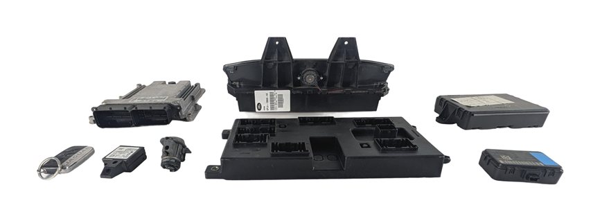 Thumbnail 6: 2016 RANGE ROVER L405 5.0L SUPER (AJ133S) ECM BCM CLUSTER KEY IMMOBILIZER SET/8