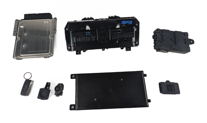 Thumbnail 7: 2016 RANGE ROVER L405 5.0L SUPER (AJ133S) ECM BCM CLUSTER KEY IMMOBILIZER SET/8