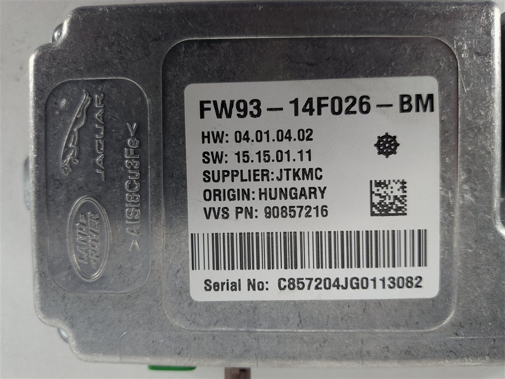 Thumbnail 9: 2014-2016 RANGE ROVER EVOQUE (L405 L538) SURROUND VIEW CAMERA CONTROL MODULE