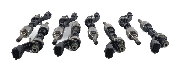 Thumbnail 4: 2010-2017 RANGE ROVER SPORT (L320 L322) JAGUAR XF XJ XK 5.0L FUEL INJECTOR SET 8