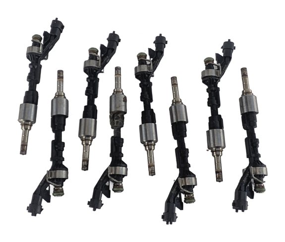 Thumbnail 5: 2010-2017 RANGE ROVER SPORT (L320 L322) JAGUAR XF XJ XK 5.0L FUEL INJECTOR SET 8